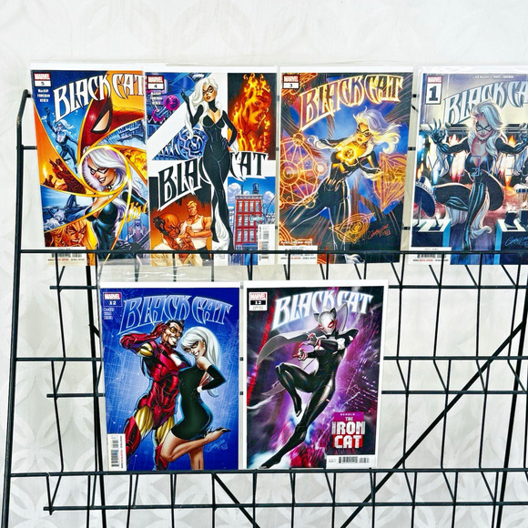 Black Cat 1 3-5 12 Skan Variant Lot Iron Cat Armor 2020 J Scott Campbell Cover - Picture 1 of 6